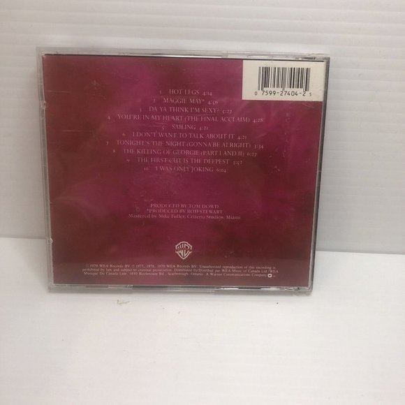 Greatest Hits by Rod Stewart (CD, Oct-1990, Warner Bros.) - Picture 2 of 8